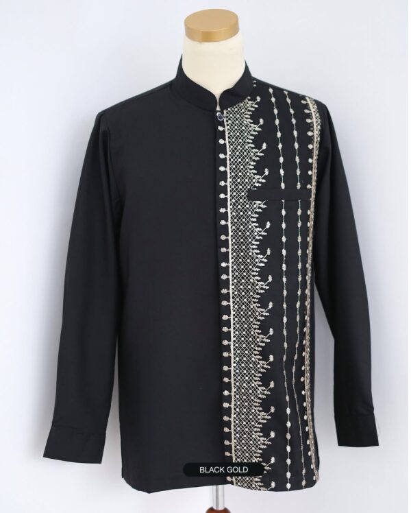 Kemeja Kayla Black Gold