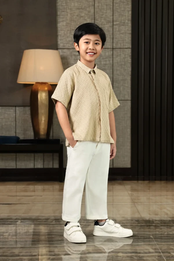 Tiama Shirt Kids Cream