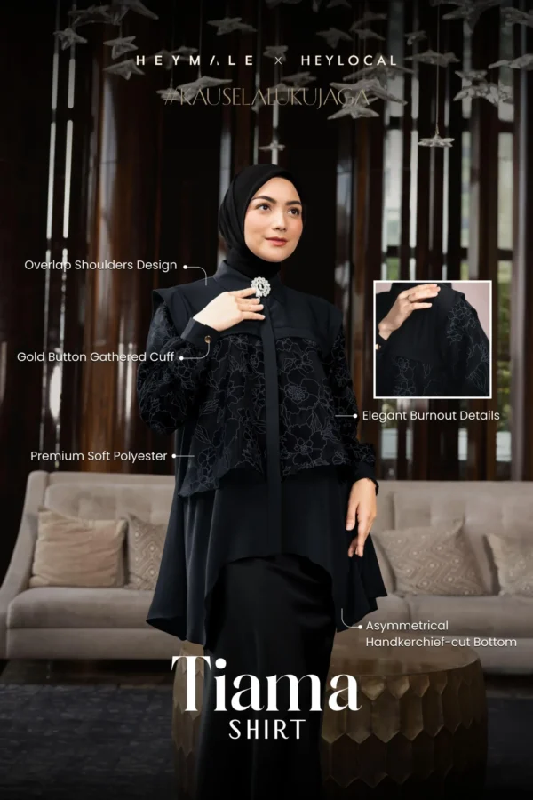 TIAMA SHIRT ONYX - Gambar 3