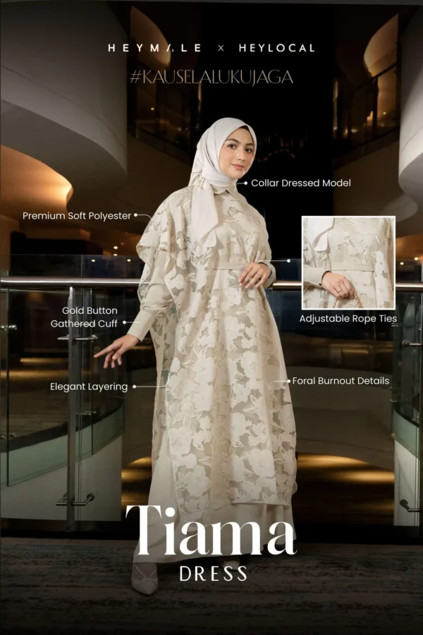 TIAMA DRESS SAND - Gambar 3